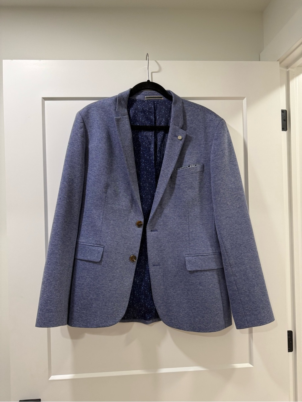 RW&CO. Light Blue Knit Sport Coat
